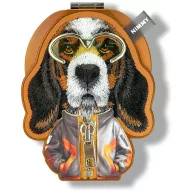   Nimmy Cool & Cute 2.0 Dog mágneses telefon medál, MagSafe, kutya minta, narancs