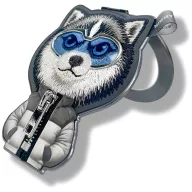   Nimmy Cool & Cute 2.0 Wolf mágneses telefon medál, MagSafe, farkas minta, fekete