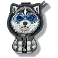   Nimmy Cool & Cute 2.0 Wolf mágneses telefon medál, MagSafe, farkas minta, fekete