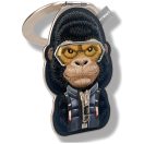 Nimmy Cool & Cute 2.0 Gorilla mágneses telefon medál, MagSafe, gorilla minta, fekete