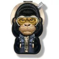   Nimmy Cool & Cute 2.0 Gorilla mágneses telefon medál, MagSafe, gorilla minta, fekete