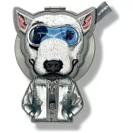   Nimmy Cool & Cute 2.0 Dog mágneses telefon medál, MagSafe, kutya minta, szürke
