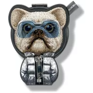   Nimmy Cool & Cute 2.0 Dog mágneses telefon medál, MagSafe, kutya minta, fekete