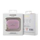 Guess Saffiano 4G Charm Apple AirPods Pro 2 tok, rózsaszín-arany