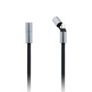 Karl Lagerfeld CBDY Ikonik Charm USB-C-USB-C töltő-és adatkábel / telefon tartó pánt, fekete