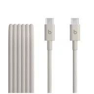   Apple Beats USB-C-USB-C gyári szőtt töltő- és adatkábel, 1.5m, bézs, (MDGD4ZM/A)