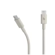   Apple Beats USB-C-USB-C gyári szőtt töltő- és adatkábel, 1.5m, bézs, (MDGD4ZM/A)
