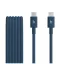 Apple Beats USB-C-USB-C gyári szőtt töltő- és adatkábel, 1.5m, kék (MDGD4ZM/A)
