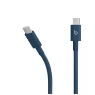  Apple Beats USB-C-USB-C gyári szőtt töltő- és adatkábel, 1.5m, kék (MDGD4ZM/A)