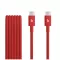 Apple Beats USB-C-USB-C gyári szőtt töltő- és adatkábel, 1.5m, piros (MDGD4ZM/A)