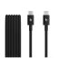 Apple Beats USB-C-USB-C gyári szőtt töltő- és adatkábel, 1.5m, fekete (MDGD4ZM/A)