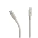 Apple Beats USB-C-Lightning gyári szőtt töltő- és adatkábel, 1.5m, bézs, (MDGD4ZM/A)