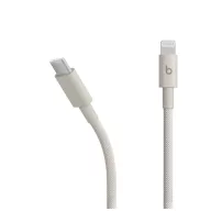  Apple Beats USB-C-Lightning gyári szőtt töltő- és adatkábel, 1.5m, bézs, (MDGD4ZM/A)