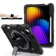   Tech-Protect Solid Xiaomi Pad 8 / Pad 8 Pro / Pad 7 Pro / Pad 7 oldalra nyíló, kitámasztható tok, ütésálló, fekete