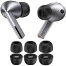 Tech-Protect Samsung Galaxy Buds 3 Pro / Buds 4 Pro gumiharang csomag, szürke (3db)