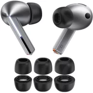   Tech-Protect Samsung Galaxy Buds 3 Pro / Buds 4 Pro gumiharang csomag, szürke (3db)