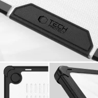   Tech-Protect Smartshell Pro Apple Macbook Pro 14 M1-M5 / M5 Pro / Pro Max 2021-2026 tok megerősített sarokkal, fekete-átlátszó
