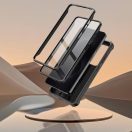 Tech-Protect Kevlar Cam+ Samsung Galaxy A37 / A36 tok kameravédelemmel, kitámasztóval, megerősített sarokkal, fekete