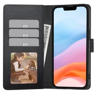   Tech-Protect Wallet Apple iPhone 17e / 16e flip / kinyitható tok, fekete