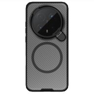   Nillkin CamShield Prop Magnetic Honor Magic 8 Pro mágneses műanyag hátlap tok, fekete (átlátszó lencsevédővel)