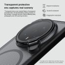 Nillkin CamShield Prop Magnetic Honor Magic 8 Pro mágneses műanyag hátlap tok, fekete