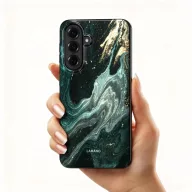   Tech-Protect Lamano Samsung Galaxy A57 hátlap tok, MagSafe, Verda Aura, mintás