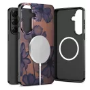 Tech-Protect Lamano Samsung Galaxy A57 hátlap tok, MagSafe, Velvet Night, mintás