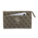 Guess PU 4G Metal Logo táska / telefon tartó táska, barna