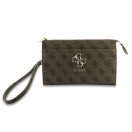 Guess PU 4G Metal Logo táska / telefon tartó táska, barna