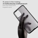 Nillkin Super Frosted PRO OnePlus 15R műanyag hátlap tok, átlátszó-fekete