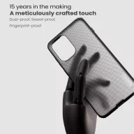   Nillkin Super Frosted PRO OnePlus 15R műanyag hátlap tok, átlátszó-fekete