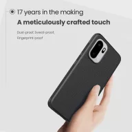   Nillkin Super Frosted PRO OnePlus 15R mágneses műanyag hátlap tok, MagSafe, fekete