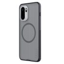 Nillkin Super Frosted PRO OnePlus 15R mágneses műanyag hátlap tok, MagSafe, átlátszó-fekete