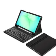  Tech-Protect Sc Pen + Keyboard Samsung Galaxy Tab A11 / Tab A9 oldalra nyíló, kitámasztható mappa tok ceruza tartóval, mágneses rögzítés, billentyűzettel, fekete