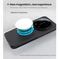   Nillkin Super Frosted PRO Xiaomi 17 Ultra mágneses műanyag hátlap tok, MagSafe fekete