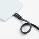 Forcell F-Energy CCFN23 USB-C-USB-C töltő-és adatkábel, QC4.0, PD 5A, 240W, 1,2m, fekete