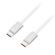   Forcell F-Energy CCFN23 USB-C-USB-C töltő-és adatkábel, QC4.0, PD 5A, 240W, 1,2m, fehér