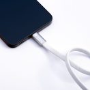 Forcell F-Energy CCFN23 USB-C-USB-C töltő-és adatkábel, QC4.0, PD 5A, 240W, 1,2m, fehér