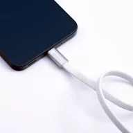   Forcell F-Energy CCFN23 USB-C-USB-C töltő-és adatkábel, QC4.0, PD 5A, 240W, 1,2m, fehér