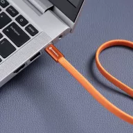   Forcell F-Energy CCFN23 USB-C-USB-C töltő-és adatkábel, QC4.0, PD 3A, 60W, 1,2m, narancs