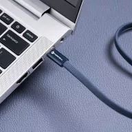   Forcell F-Energy CCFN23 USB-C-USB-C töltő-és adatkábel, QC4.0, PD 3A, 60W, 1,2m, kék