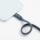 Forcell F-Energy CCFN23 USB-C-USB-C töltő-és adatkábel, QC4.0, PD 3A, 100W, 1,2m, kék