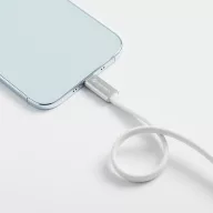   Forcell F-Energy CCFN23 USB-C-USB-C töltő-és adatkábel, QC4.0, PD 3A, 100W, 1,2m, fehér