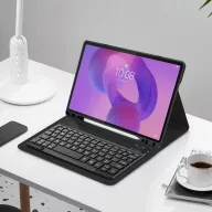   Tech-Protect Sc Pen + Keyboard Lenovo Tab Pro 12.7 (TB-373) oldalra nyíló, kitámasztható mappa tok ceruza tartóval, mágneses rögzítés, billentyűzettel, fekete
