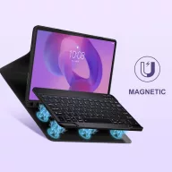   Tech-Protect Sc Pen + Keyboard Lenovo Tab Pro 12.7 (TB-373) oldalra nyíló, kitámasztható mappa tok ceruza tartóval, mágneses rögzítés, billentyűzettel, fekete
