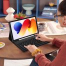 Tech-Protect SC Pen Xiaomi Redmi Pad 2 Pro (12.1) / Xiaomi Poco M1 (12.1) oldalra nyíló, kitámasztható mappa tok ceruza tartóval, mágneses rögzítés, billentyűzettel, fekete