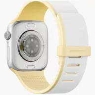   Uniq Revix IV Premium Apple Watch 42/41/40mm mágneses szíj, fehér-sárga