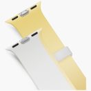 Uniq Revix IV Premium Apple Watch 42/41/40mm mágneses szíj, fehér-sárga