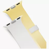   Uniq Revix IV Premium Apple Watch 42/41/40mm mágneses szíj, fehér-sárga