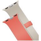 Uniq Revix IV Premium Apple Watch 42/41/40mm mágneses szíj, rózsaszín-bézs